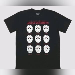 Friday The 13th Adult Horror shirt The Many Moods Of Jason Voorhees 2x Gothcore